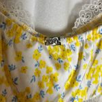 For Love & Lemons NWT  Daffodil X Victoria’s Secret Mini Dress Yellow Floral S Photo 5