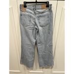 PacSun  Low Rise Baggy Jeans Lightwash Distressed Wide Leg Blue Grunge Boho Photo 3