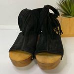 Bongo Womens Black  Wedges Size 9 Photo 1