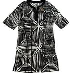 Chico's NWT Chico’s Swirls Shauna Dress Black Cream Size XL Photo 0