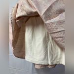 Talula Aritzia  Striped Shimmer Pleated Flair Mini Skirt Womens 2 Elasticic Waist Photo 4