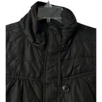 Max Rave  Womens‎ M Puffer Vest Black Quilted Sleek Cabin Ski Resort Hiking Photo 7