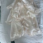 Storets  Cream Ruffled Chemise Photo 0