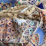 DR2 Patchwork Boho Crochet Long Sleeve Romper White Photo 12