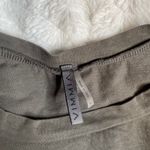 Vimmia  Grey Brown Slit Front Long Shirt‎ Yoga Workout Small Photo 2