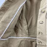 CAbi Canvas Camp Jacket Womens Size XS Beige Cotton Button Long Sleeve #5477 Photo 7