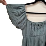 Aeropostale  Bubble Sleeve Baby Doll Mini Dress Smocked Back Square Neck Photo 5