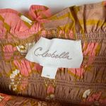 Cleobella  Morgan Blouse Size Medium Smocked Cropped‎ Puff Sleeve Bohemian Chic Photo 3