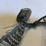 American Eagle AEO Beaded Boho Gray Bracelet Photo 3