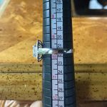 Natural Aquamarine Sterling Silver Ring Size 9.75 Photo 7