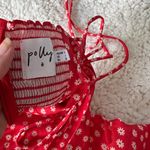 Oh Polly Adorable red and white flowy dress Photo 5