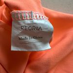 Reoria Halter Body Suit With Snap Crotch Size Large NWT Buttery Soft Orange Photo 2