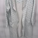 Miss Elaine Blue Jay Full Zip Robe Gown Womens Medium White Blue Cotton Blend Photo 6
