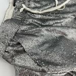 David Lerner  Sequin Lounge Joggers Silver S Photo 6