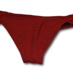 Sunflower Swimwear Bikini Bottom with Shirred Side Burgundy Size: S Small NWT Red Photo 1