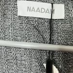 Naadam NWT Ribbed Duster Cardigan Sweater Gray Open Front Wool Cotton Size Small Photo 7