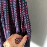 Anthropologie Maple Navy Silk Dress Photo 7