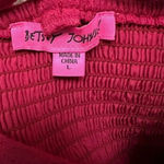 Betsey Johnson | Red Ruffle Fit & Flare Pinup Rockabilly Dress Size L Large Photo 5