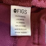 FIGS  Yola Technical Women Medium Burgundy Red Drawstring Scrub Pants TW2000R Photo 5
