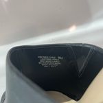 Nine West  Black Leather Point Mule Heel Size 9 Photo 3