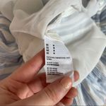 American Eagle Light Blue & White Striped Open Back Romper Photo 11