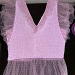 Strut & Bolt Purple Ruffled Shirt Photo 1