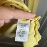 Woman Within  Yellow Scoop Neck Long Sleeve Tee 18/20 Photo 6