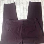 Mario Serrani  Italy Stretch Slim Ankle Pants Merlot Burgundy H20 Photo 2