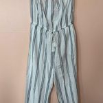 Japna Striped Jumpsuit with Tassel Tie Photo 0