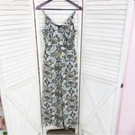 Loft Paisley Sleeveless Surplice Top Wide Leg Jumpsuit Black Multi Size 0 Photo 9