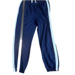 RUBZOOF Navy Lounge Set Sweatpants Crewneck Sweater Women’s L Cozy Soft Elastic Blue Size L Photo 14
