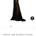 Portia And Scarlett Black Gown Size 2 Photo 3