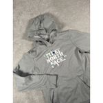 The North Face  Hoodie Womens Small Gray White Spell Out Sweatshirt‎ Sweater Outdoors Photo 1