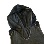 EVCR DON’T QUIT Hooded Muscle Top Gray Size M Photo 3