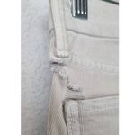 Mother The Looker Crop Hopscotch Corduroy Pants in Ivory Size 24 Gray Photo 9