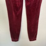 Year of Ours Revolve Womens Velour Drawstring Joggers Maroon Medium Athleisure‎ Red Photo 7