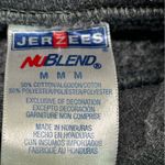 Jerzees  NUBLEND HOODIE SWEATSHIRT WITH PINK DEER HEAD DECAL FRONT/BACK M GRAY Photo 3