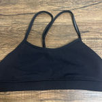 Lululemon Power Y Sports Bra Black Size 6 – Thin Straps – No Pads Photo 0