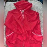 AFI Sport Womens Windbreaker Jacket size large pink. Hoodie Gently worn Photo 3