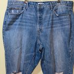 Good American Womens  Good Boy ButtonFly High Rise Split Release Hem Ankle Jeans Photo 1
