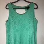 Lane Bryant  Dress Sea Green Lace Sleeveless Dress Sz 20 EUC Plus Dress Photo 1