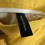 Theory Lynie Linen Blend Cornsilk Yellow Classic Dress Preppy Shorts Size XS Photo 4