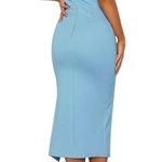 Amazon Blue Bodycon Midi Dress Photo 1