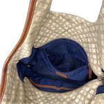 Kate Spade  New York Brown, Tan, and Red Canvas Tote Photo 9