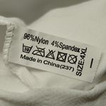 Real Field NEW Size 4X White Stretch Bandeau Tube Top Removable Pad Bra Set of 2 Photo 2