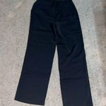 Quince Stretch Crepe Pleated Wide Leg Pants Trousers Black 2 Photo 6