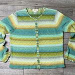 Talbots  Multicolor Striped Cardigan Photo 0