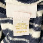 Tracy Reese Cashmere Blend Navy & Ivory Nautical Striped Sweater Size Medium Photo 14