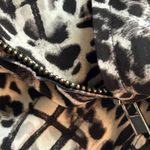 Chicos Lightweight Jacket Size XL Athleisure Leopard Print Animal Print Black Photo 5