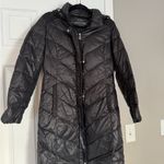 Ralph Lauren Ultra Light Weight 90% Down Fill Black Long Puffer Jacket With Hood Photo 6